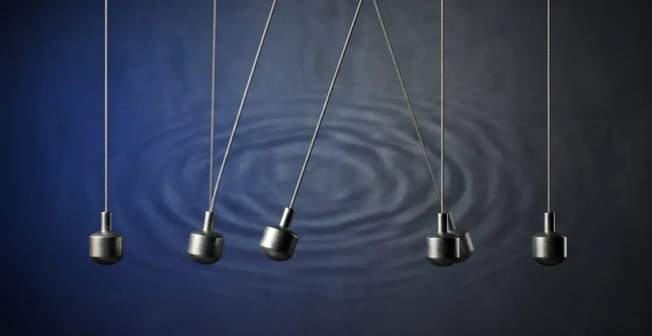 Visualisation métaphorique du phénomène de résonance et d'amplification du mouvement de roulis sur un bateau au mouillage