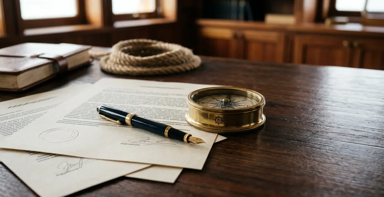 Transaction sécurisée pour l'achat d'un bateau d'occasion avec documents contractuels